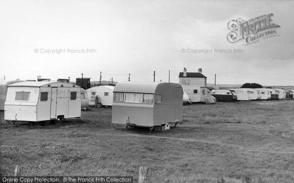 Photo of Pevensey Bay, Caravan Camp, Norman's Bay c.1960