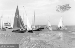 Dinghies On The Beach c.1960, Pevensey Bay