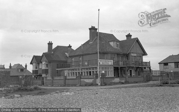 Photo of Pevensey Bay, Moorings Hotel 1951