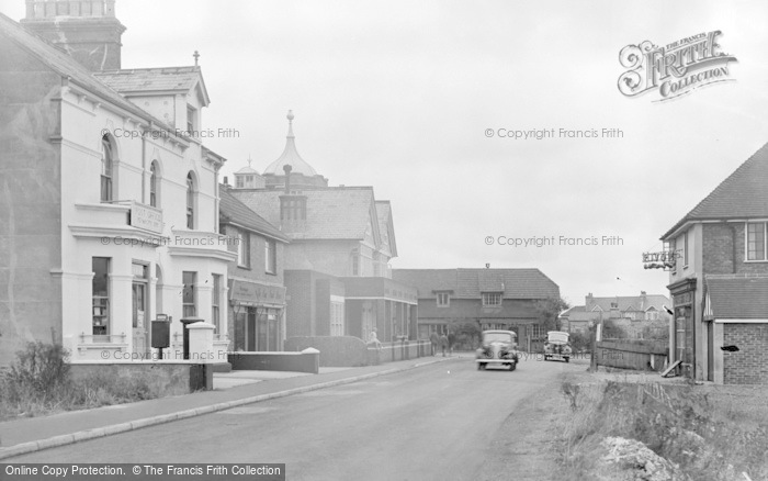 Photo of Pevensey Bay, Post Office Road c.1947
