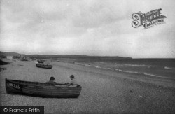 Pevensey Bay, the Beach c1950