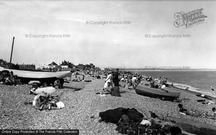Photo of Pevensey Bay, The Beach c.1960