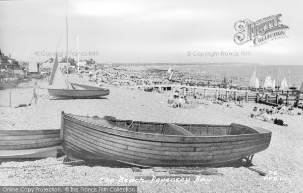 Photo of Pevensey Bay, The Beach c.1960