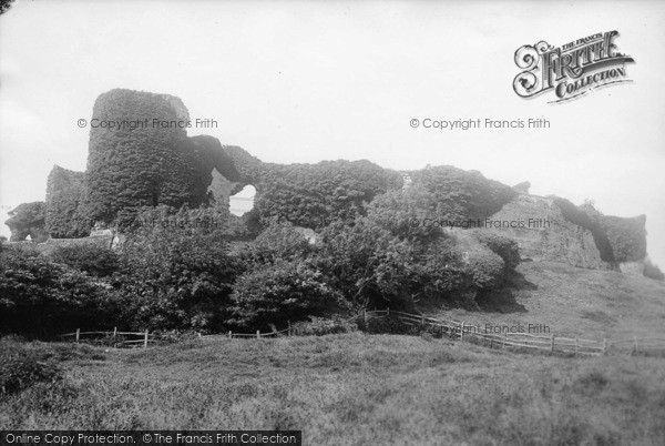 Photo of Pevensey, The Castle South Side 1890