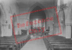 The Church Interior 1902, Pevensey