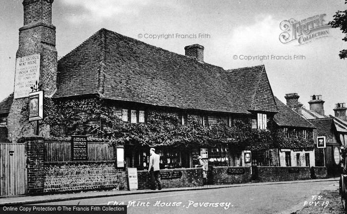 Photo of Pevensey, The Mint House c.1955