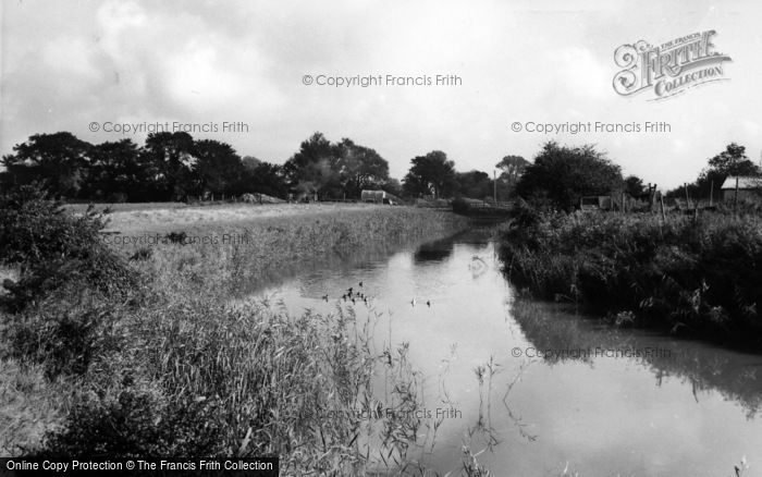 Photo of Pevensey, The River c.1955