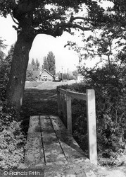 The School From The Footbridge c.1955, Pevensey