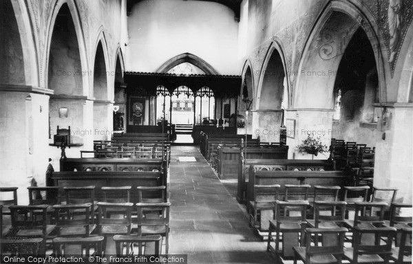 Photo of Pewsey, Church Interior c.1965