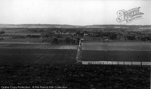Photo of Pewsey, From Pewsey Hill c.1955