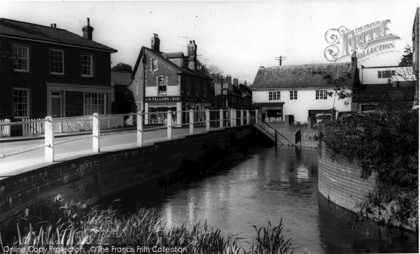 Photo of Pewsey, High Street And River Avon c.1965