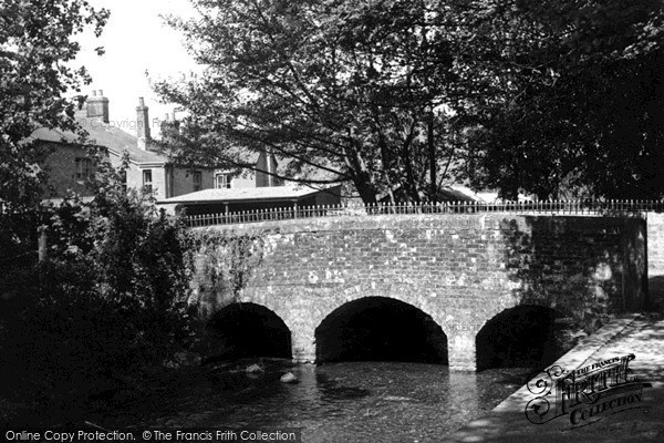 Photo of Pewsey, The Bridge, River Street c.1955
