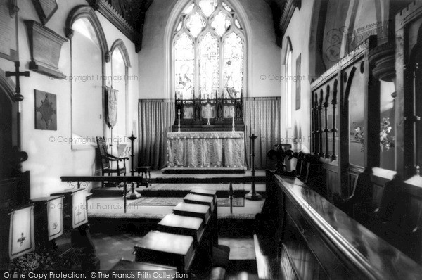 Photo of Pewsey, The Church Altar And Choir Stalls c.1965
