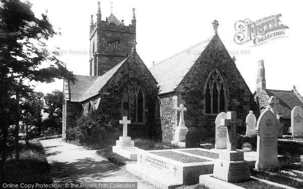 Photo of Phillack, St Felicitas And St Piala Church 1892