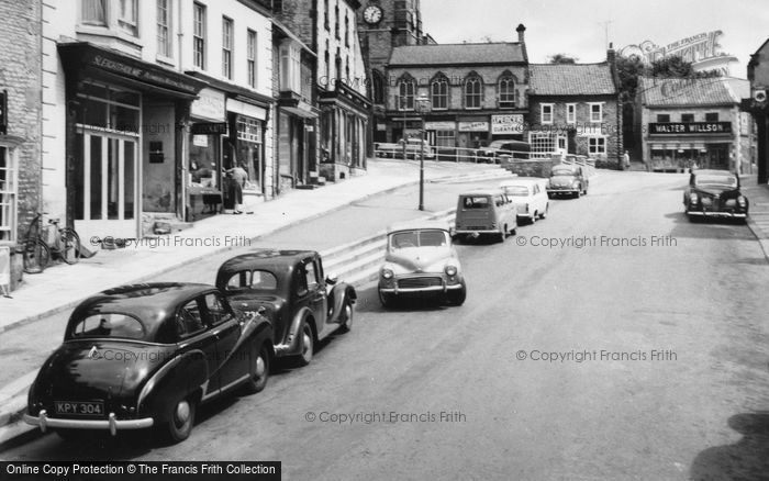 Photo of Pickering, Cars In Market Place c.1960