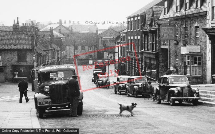 Photo of Pickering, Cars In The Market Place c.1955
