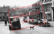 Cars In The Market Place c.1955, Pickering