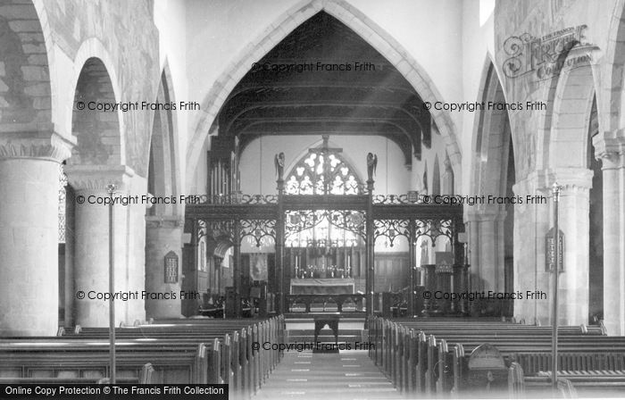 Photo of Pickering, Church Interior c.1955