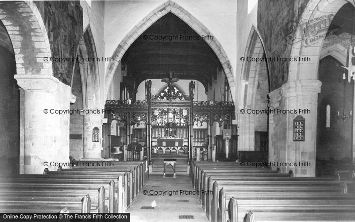 Photo of Pickering, Church Interior c.1965