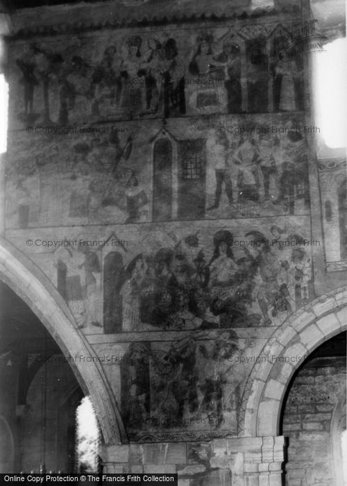 Photo of Pickering, Church, The Murals c.1960