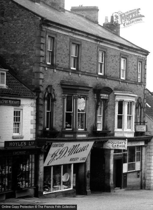 Photo of Pickering, Market Place, Shops And Post Office c.1960