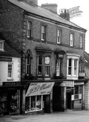 Market Place, Shops And Post Office c.1960, Pickering