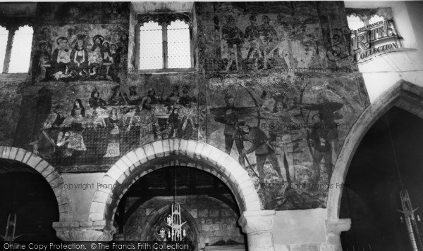 Photo of Pickering, Medieval Wall Paintings In The Church c.1965