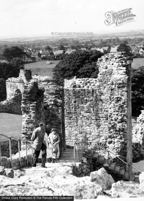 Photo of Pickering, Visitors In The Castle c.1955