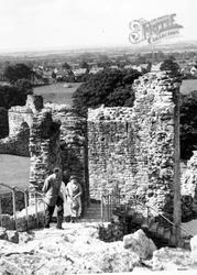 Visitors In The Castle c.1955, Pickering