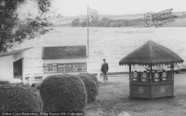 Photo of Pickmere, Boat Hire Kiosk, The Lake c.1960