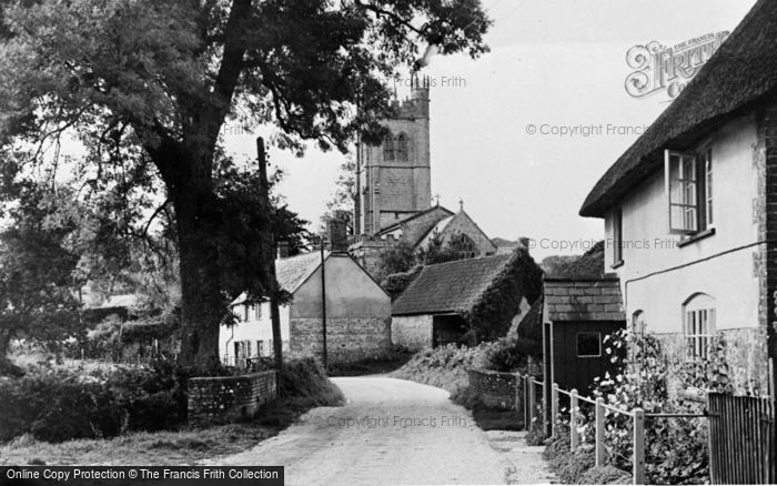 Photo of Piddletrenthide, Church Lane c.1955