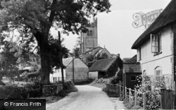 Church Lane c.1955, Piddletrenthide