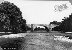 The Bridge And River Tees c.1955, Piercebridge