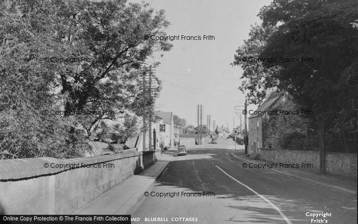 Photo of Piercebridge, The George Hotel And Bluebell Cottages c.1955