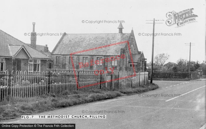 Photo of Pilling, The Methodist Church c.1960