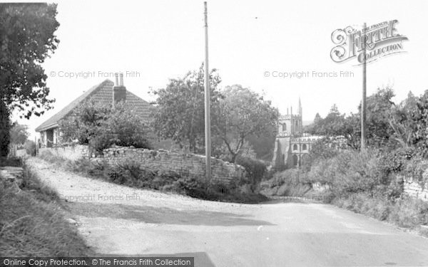 Photo of Pilton, Church Corner c.1955