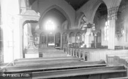 Church Of St Mary The Virgin, The Nave c.1940, Pilton