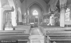 Church Of St Mary The Virgin, The Pulpit And Screen c.1940, Pilton