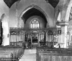 Church, Showing Hour Glass 1900, Pilton