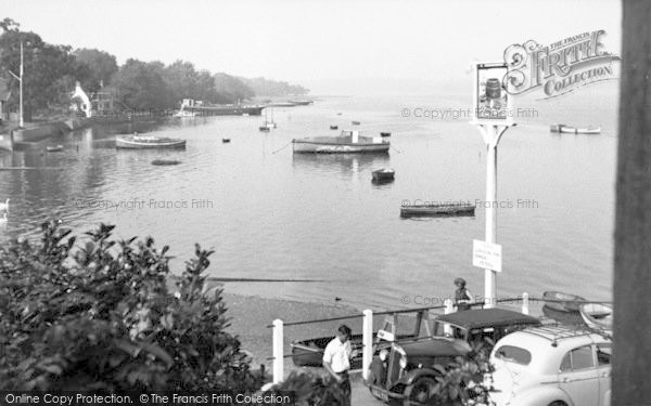 Photo of Pin Mill, River Orwell From The Inn c.1955