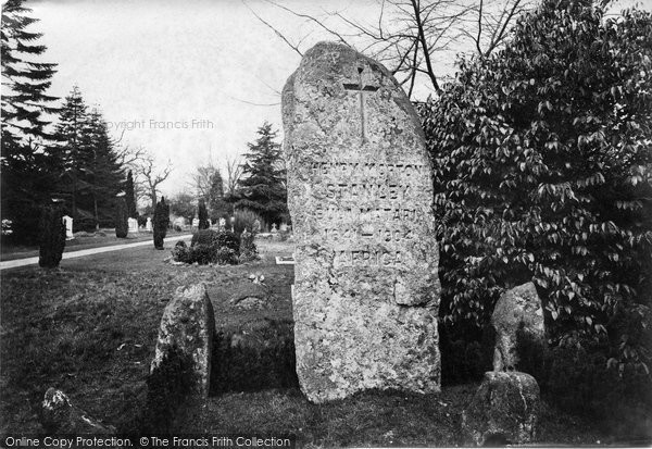 Photo of Pirbright, Churchyard, Stanley's Grave 1908