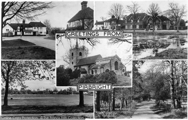 Photo of Pirbright, Composite c.1955
