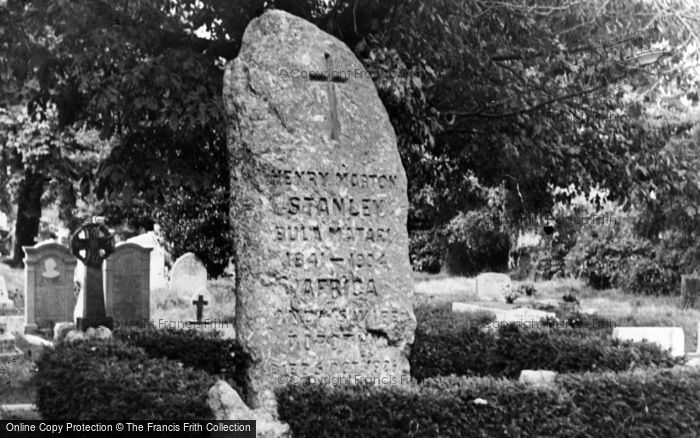 Photo of Pirbright, H.M.Stanley's Tombstone c.1960
