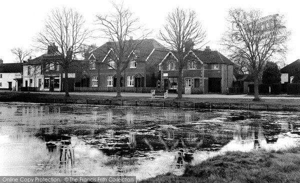 Photo of Pirbright, The Pond c.1955