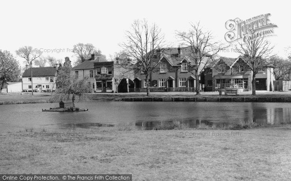 Photo of Pirbright, The Pond c.1955