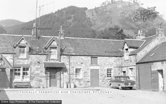 Photo of Pitlochry, Faskally Farmhouse And Craigower c.1960