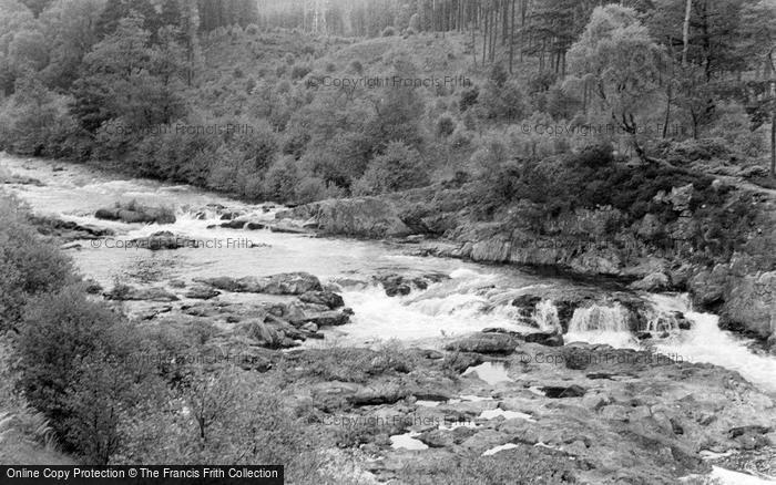 Photo of Pitlochry, River Tummel c.1963