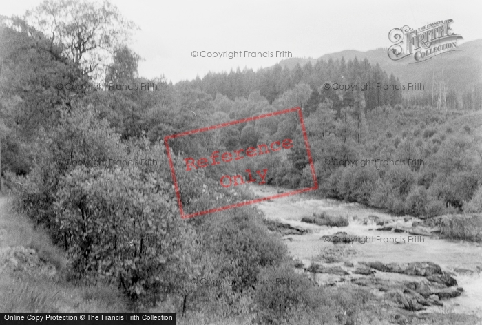 Photo of Pitlochry, River Tummel c.1963
