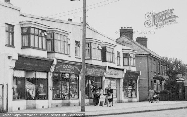 Photo of Pitsea, Rectory Road Shops c.1955