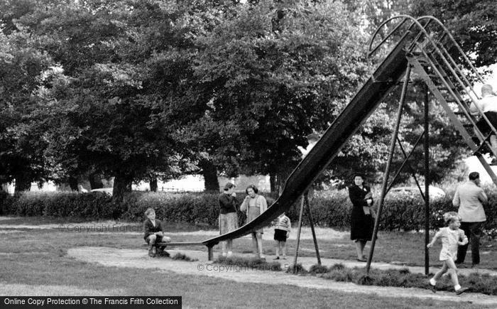 Photo of Pitsea, Slide In The Recreation Ground c.1955